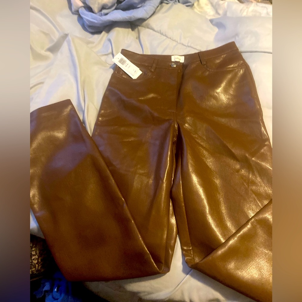 Melina pleather pants.